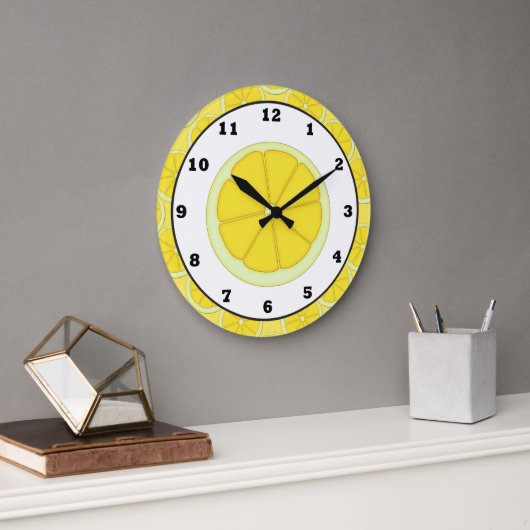 Horloge de cuisine citron (Bureau)