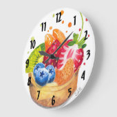 Horloge de cuisine de Fruit Medley (Angle)
