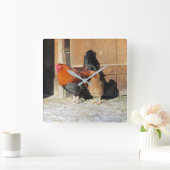 Horloge de cuisine de poulet rustique Hen et Roost (Maison)