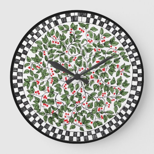 Horloge De Cuisine De Style Rétro (Recto)