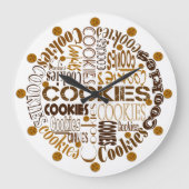 Horloge de cuisine du temps du cookie (Recto)