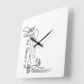Horloge de cuisine, savourez les saveurs de la vie (Angle)