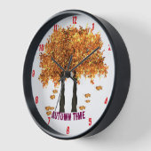 Horloge de cuisine Temps d'automne (Angle)