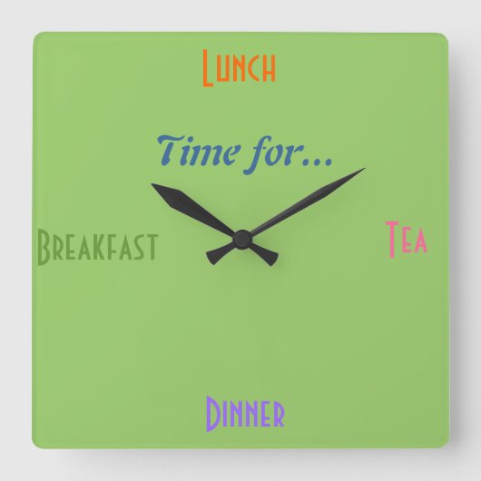 Horloge de cuisine~Un cadeau pour les gourmets Res (Recto)