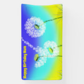 Horloge de Dandelion, Bannière d'anniversaire des  (Verticale)