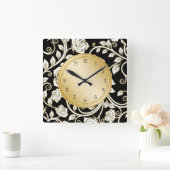 Horloge de Décor Floral Damask (Maison)