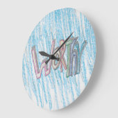 Horloge de design de graffiti (Angle)
