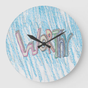 Horloge de design de graffiti