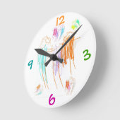Horloge de dessin de crayon (Angle)
