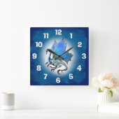 Horloge de Dragon Bleu (Maison)