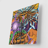 Horloge de dragon de Halloween (Angle)