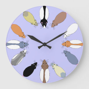 horloge de fantaisie de variétés de rat