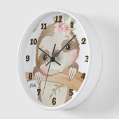 Horloge de fentes mignonnes (Angle)