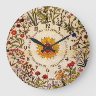 Horloge de fleur de Blumenuhr