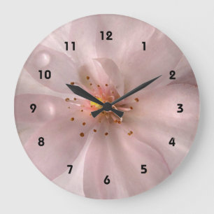 Horloge de fleur de Sakura de fleurs de cerisier