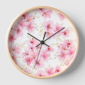 horloge de fleurs de cerisier (Recto)
