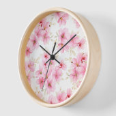 horloge de fleurs de cerisier (Angle)