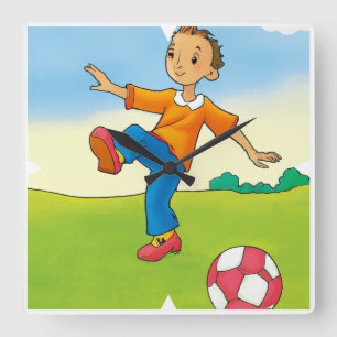 Horloge de football pour enfants