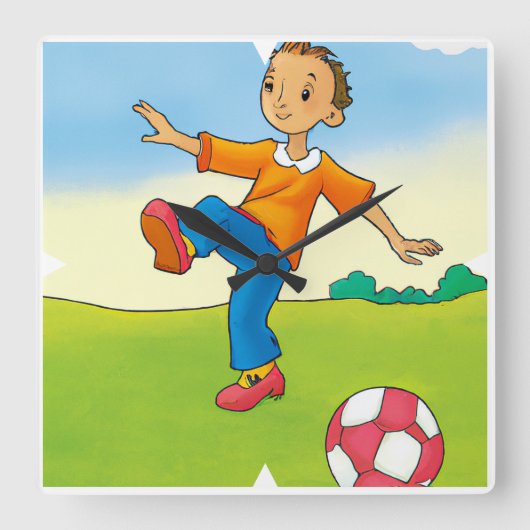 Horloge de football pour enfants (Recto)