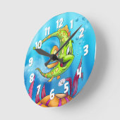 Horloge de FriendFish mignonne (Angle)