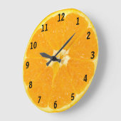 Horloge de fruits orange (Angle)
