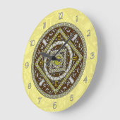 Horloge de Gemini Mandala (Angle)