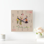 horloge de golf - heure de tee flamingo (Maison)