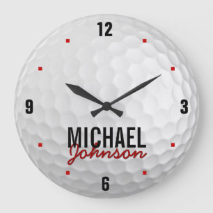 Horloge de golf personnalisée