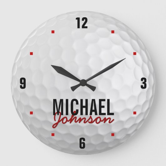 Horloge de golf personnalisée (Recto)