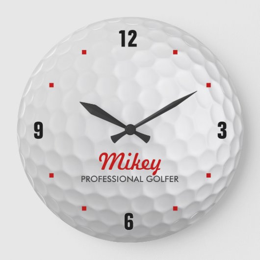 Horloge de golf personnalisée (Recto)