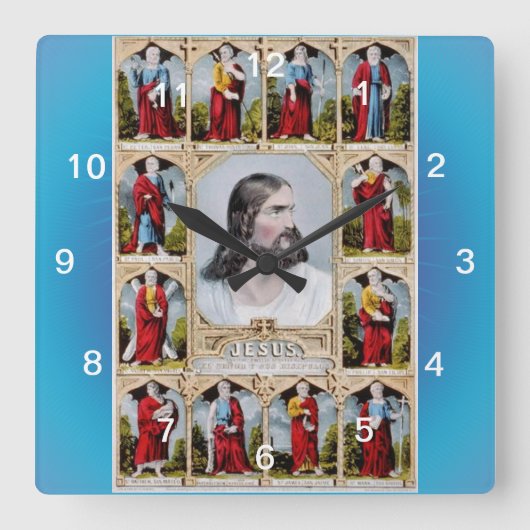 Horloge de Jésus et des Apôtres (Recto)