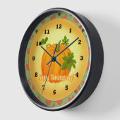 Horloge De Jours De Thanksgiving (Angle)