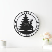 Horloge de Joyeux Noël du Texas (Maison)