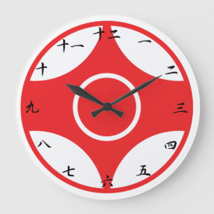 Horloge de Kanku de karaté de Kyokushin
