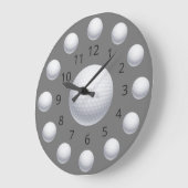 Horloge de la balle de golf avec nombre (Angle)