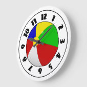 Horloge de la balle de plage (Angle)