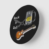 Horloge de la bière et de la guitare (Angle)