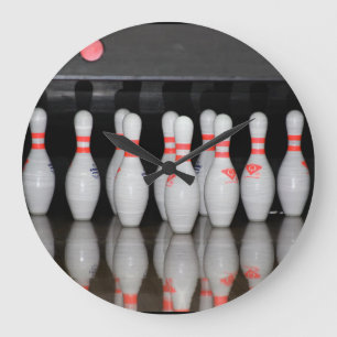 Horloge de la boîte de Bowling