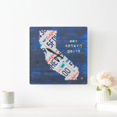 Horloge de la carte des plaques de licence en Cali (Maison)