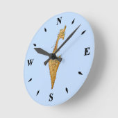 Horloge de la carte Israël (Angle)