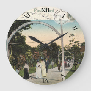 Horloge de la carte postale Cedar Point Ohio - 191