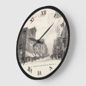 Horloge de la carte postale Mansfield Ohio - Main  (Angle)