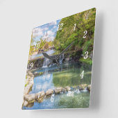 Horloge de la cascade de Siloam Springs Sager Cree (Angle)