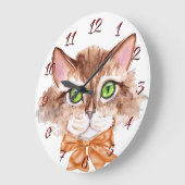 Horloge de la couche d'aquarelle (Angle)