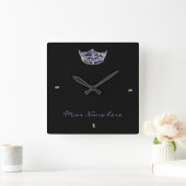 Horloge de la couronne Silver Rain style Miss Amer (Maison)