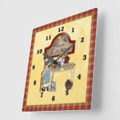 Horloge de la cuisine de campagne de Nana (Angle)