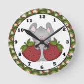 Horloge de la cuisine de fraise (Recto)