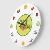 Horloge de la cuisine de fruits (Angle)