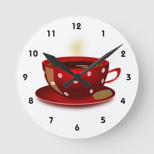 Horloge de la cuisine de la Coupe du Café Rouge (Recto)