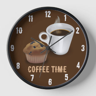Horloge de la cuisine du café